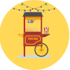 Chariot à popcorn